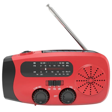 Emergency Solar Hand Crank Radio & Power Bank - InspiredGrabs.com